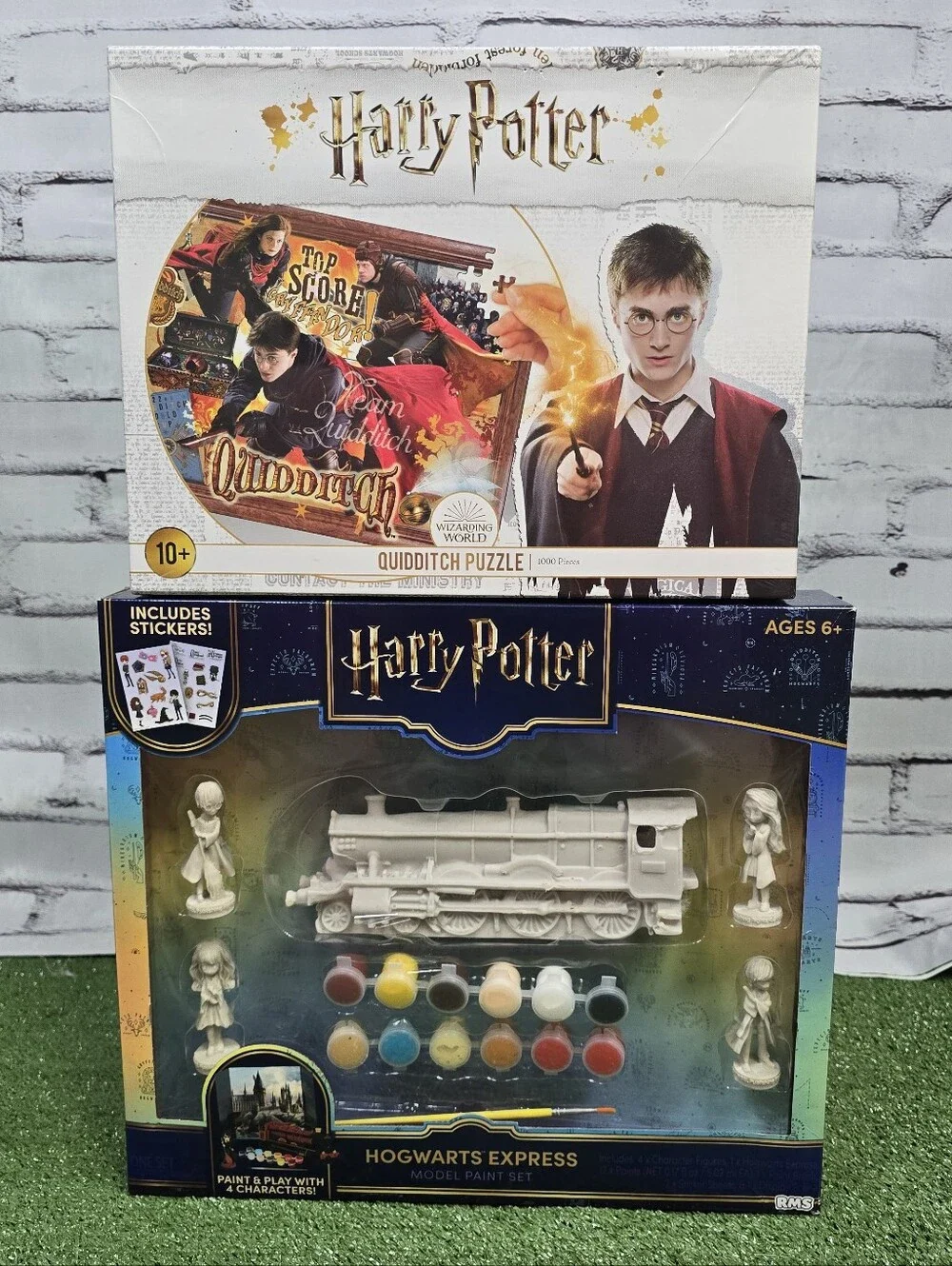 Harry Potter 2pc Craft Bundle Hogwarts Express Painting Quidditch 1000pc Puzzle